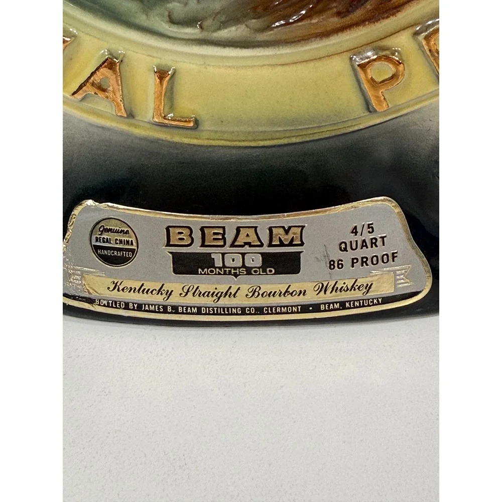 Vintage Jim Beam Bing Crosby Ntl Pro-Am Decanter Set 29th & 30th Regal China